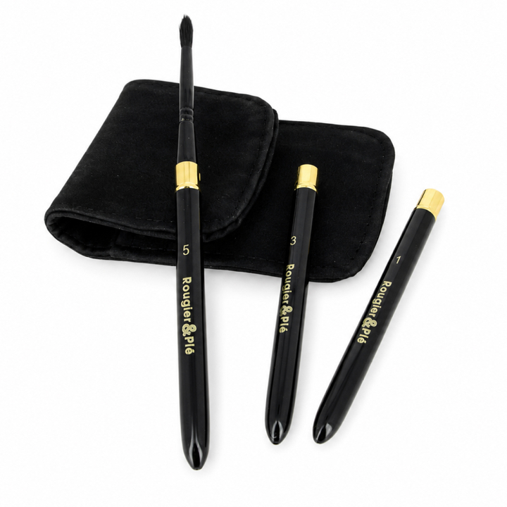Pinceau lavis Set voyage 3 pcs + pochette - Rougier&Plé - Rougier et Plé