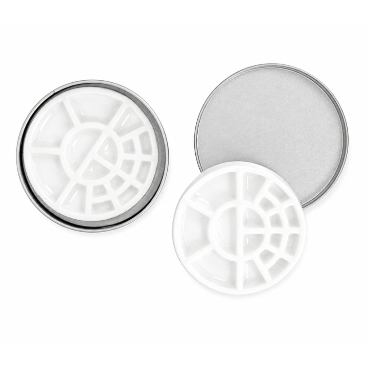 Mini palette céramique 2 pcs + Boîte métal - Rougier&Plé - Rougier et Plé