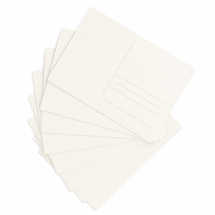 Cartes postales aquarelle 300 g 24 pcs + Boîte métal - Rougier&Plé - Rougier et Plé