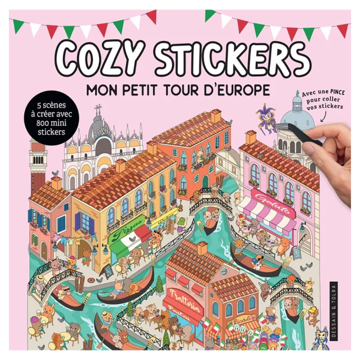 Cozy Stickers Mon petit tour d'Europe - Dessain et Tolra - Rougier et Plé