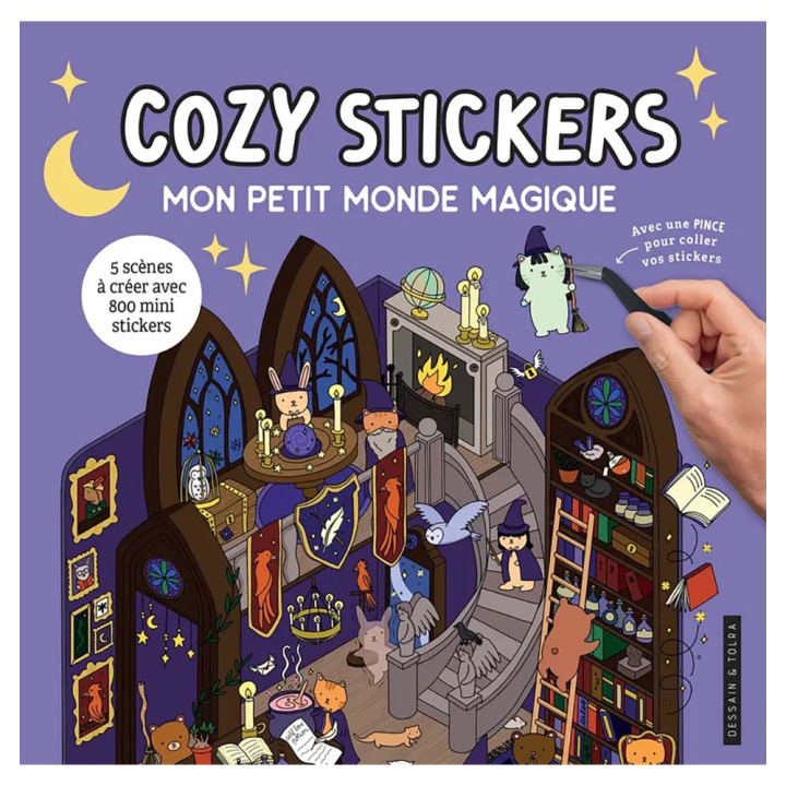 Cozy Stickers Mon petit monde magique - Dessain et Tolra - Rougier et Plé