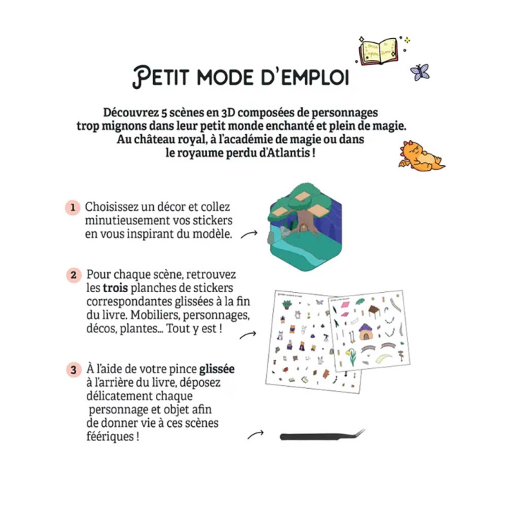 Cozy Stickers Mon petit monde magique - Dessain et Tolra - Rougier et Plé