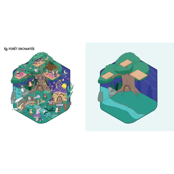 Cozy Stickers Mon petit monde magique - Dessain et Tolra - Rougier et Plé