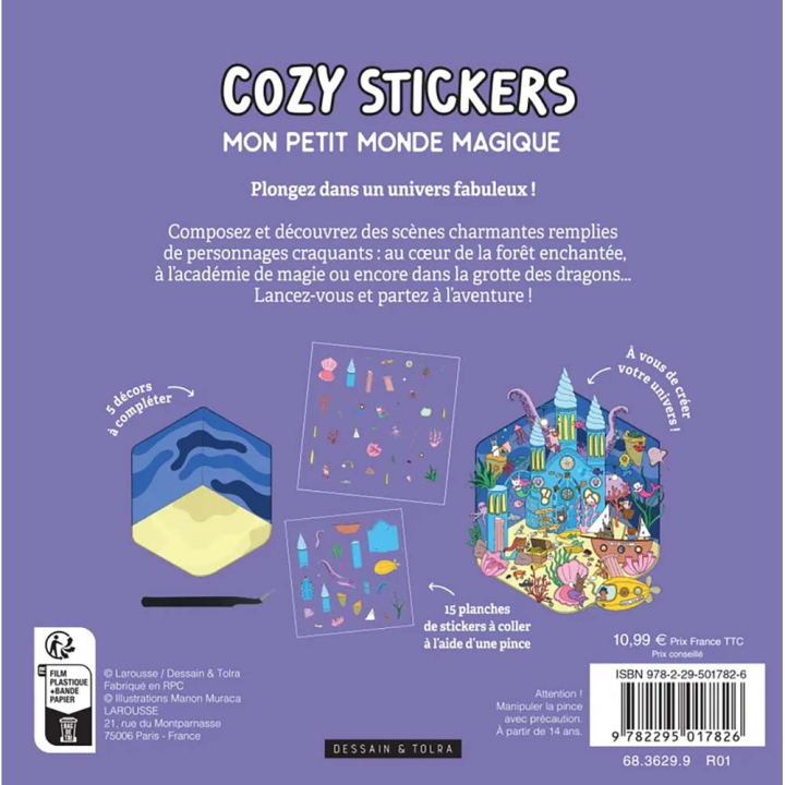 Cozy Stickers Mon petit monde magique - Dessain et Tolra - Rougier et Plé