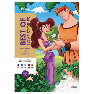 Coloriages mystères Disney Best of Love Stories - Hachette - Rougier et Plé