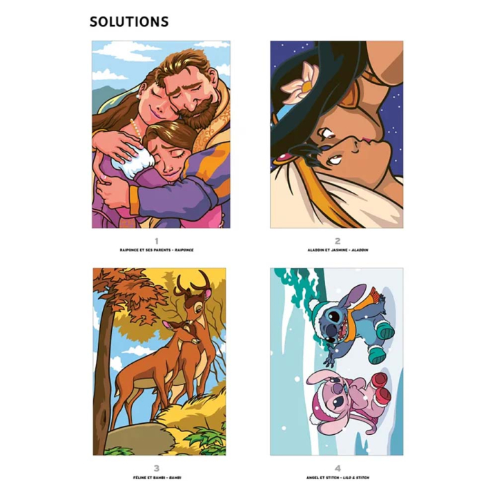 Coloriages mystères Disney Best of Love Stories - Hachette - Rougier et Plé
