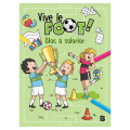 Bloc à colorier Vive le foot - Ballon - Rougier et Plé