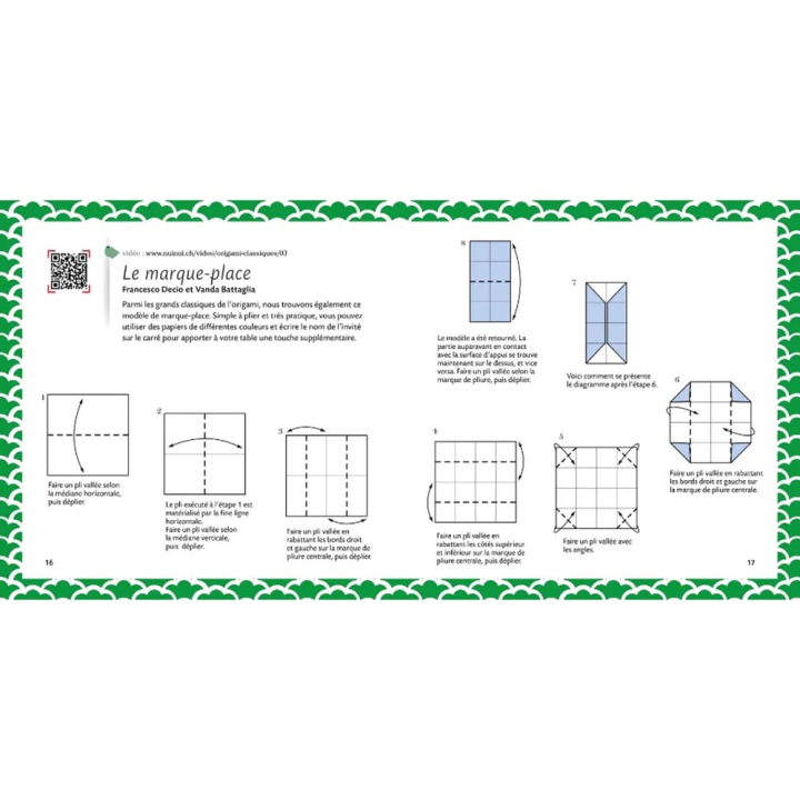 Livre Origami classique Détacher et plier - Nuinui - Rougier et Plé