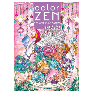 Livre de coloriages Color Zen Trésors de la nature - Hemma - Rougier et Plé