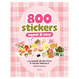 Livre 800 stickers sweet and cosy - Solar - Rougier et Plé