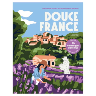 Mon grand carnet de coloriage au numéro Douce France - Solar - Rougier et Plé