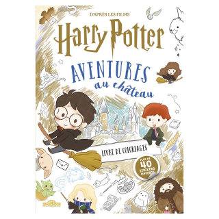 Livre de coloriages Harry Potter Aventures au château - Dragon D'Or - Rougier et Plé