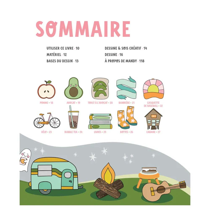 Livre 100 trucs trop mignons à dessiner - Editions de Saxe - Rougier et Plé