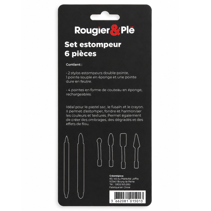 Set estompeur 6 pcs - Rougier&Plé - Rougier et Plé