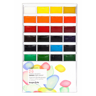 Aquarelle opaque style Gansai Set 36 godets - Rougier&Plé - Rougier et Plé