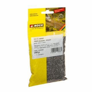 Ballast Profi Granite gris 0,5 à 1 mm 250 g - Noch - Rougier et Plé