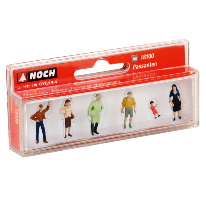 Gens assis H0 6 pcs - Noch - Rougier et Plé