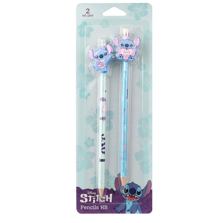 Crayon à papier Bout Gomme Stitch N°1 - 2 pcs - Cool Pack - Rougier et Plé