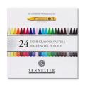Boîte 24 demi-crayons pastels - Sennelier - Rougier et Plé