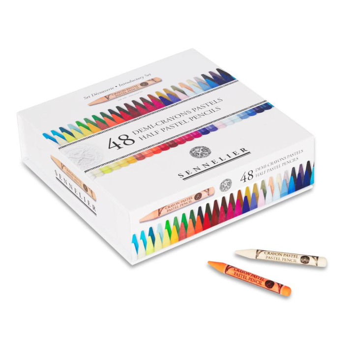 Boîte 48 demi-crayons pastels - Sennelier - Rougier et Plé