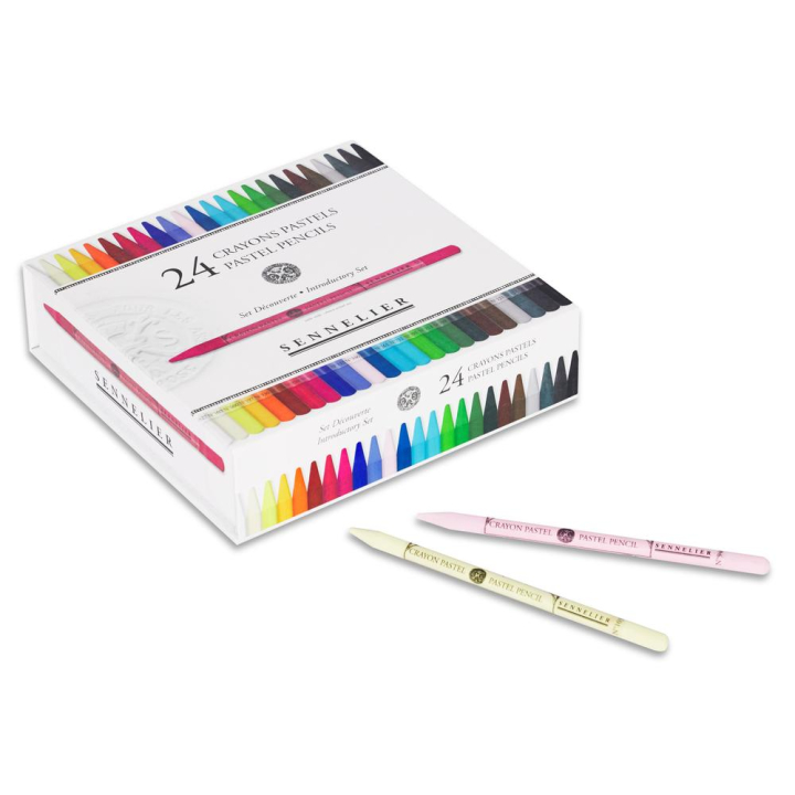 Boîte 24 crayons pastels Set découverte - Sennelier - Rougier et Plé