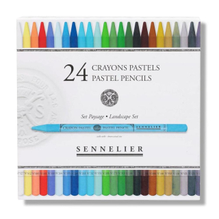 Boîte 24 crayons pastels Set paysage - Sennelier - Rougier et Plé