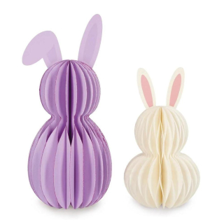 Lapin pliable en papier Pâques 2 pcs - Legami - Rougier et Plé