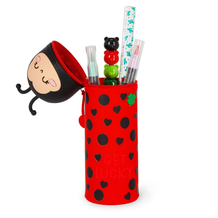 Trousse 2 en 1 Silicone Souple Coccinelle - Legami - Rougier et Plé