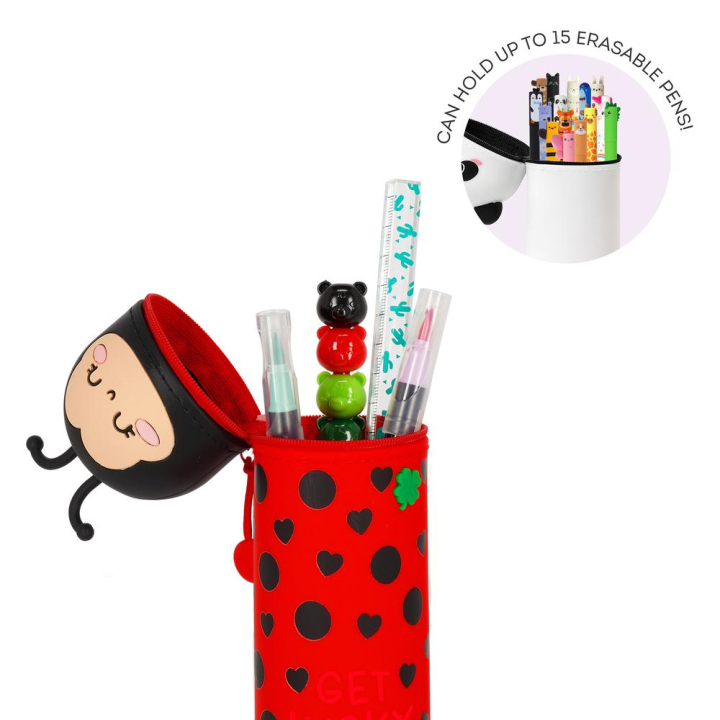 Trousse 2 en 1 Silicone Souple Coccinelle - Legami - Rougier et Plé