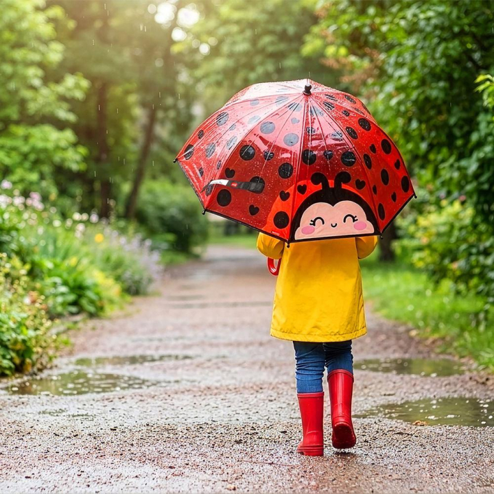 Parapluie enfant Coccinelle - Legami - Rougier et Plé