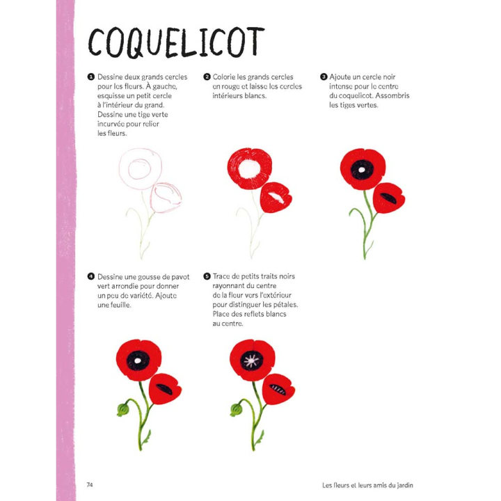 Livre Le jardin aux crayons de couleur - Vigot - Rougier et Plé