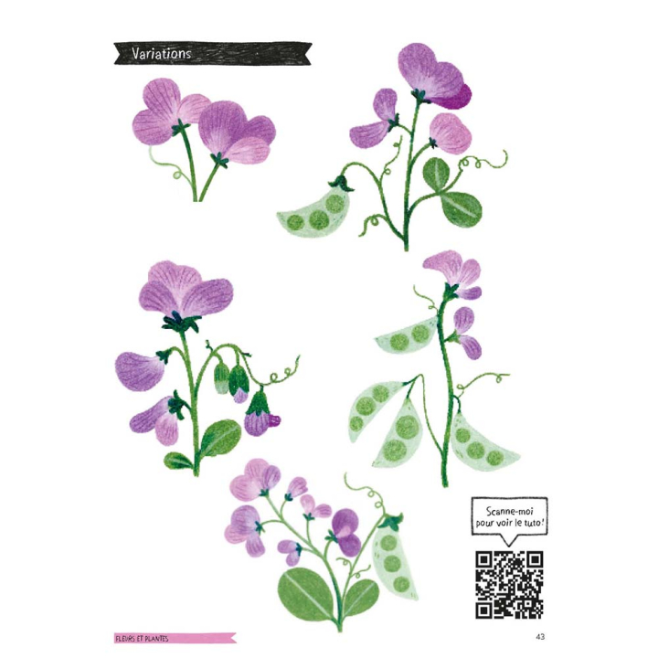 Livre Le jardin aux crayons de couleur - Vigot - Rougier et Plé
