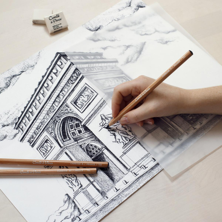 Crayon carbone - Conté à Paris - Rougier et Plé
