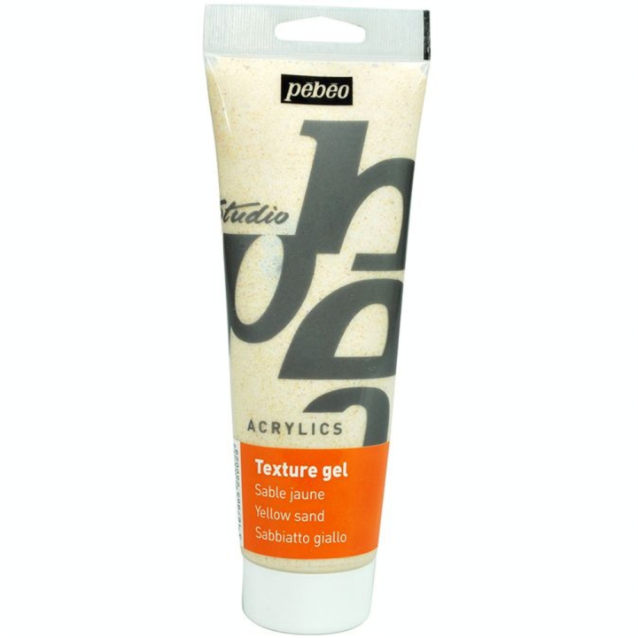 Gel de texture sable jaune Studio 250 ml - Pébéo - Rougier et Plé