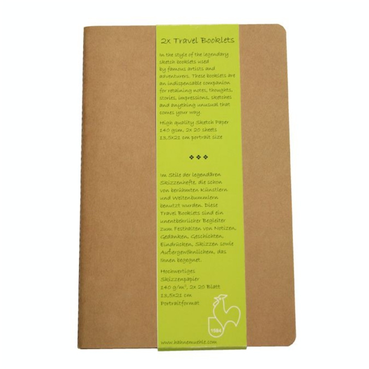 Carnet de voyage 9 x 14 cm par 2 - Hahnemühle - Rougier et Plé