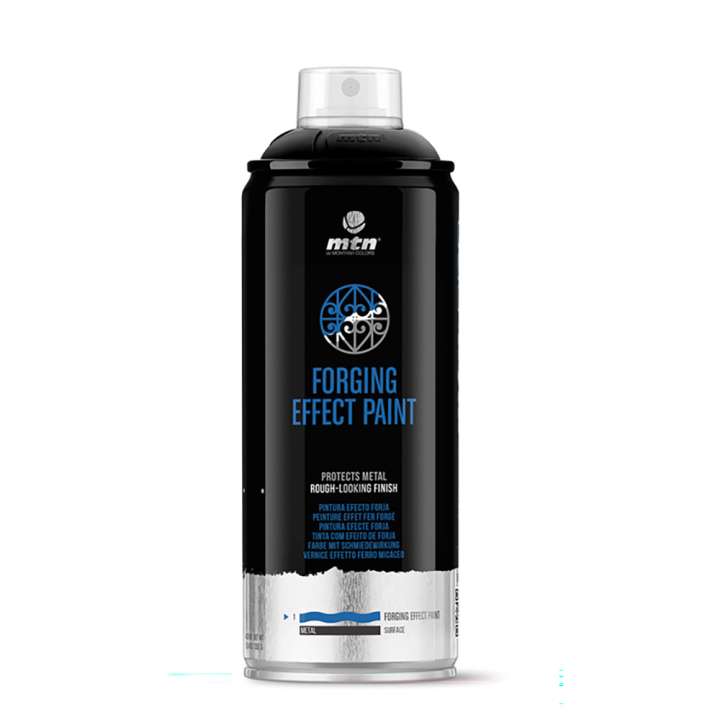Peinture en spray MTN Pro 400 ml Effet Fer forgé - Montana - Rougier et Plé