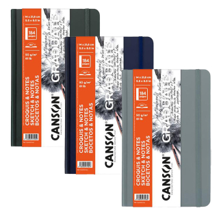 Carnet de croquis & notes Graduate 90 g/m² 14 x 21,6 cm Rigide - Canson - Rougier et Plé