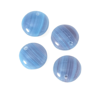 Pendentifs de Bohème ø 12 mm Palet rond - 4 pcs - Perles Corner - Rougier et Plé