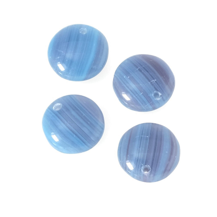 Pendentifs de Bohème ø 12 mm Palet rond - 4 pcs - Perles Corner - Rougier et Plé