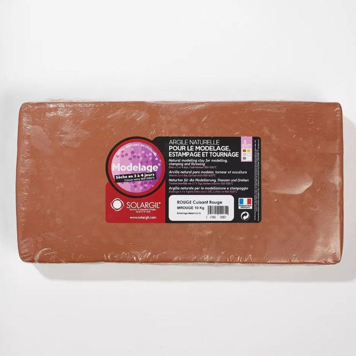 Argile à cuire lisse 10kg - Solargil - Rougier et Plé