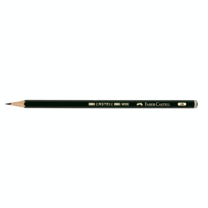 Crayon graphite Castell 9000 2B - Faber-Castell - Rougier et Plé