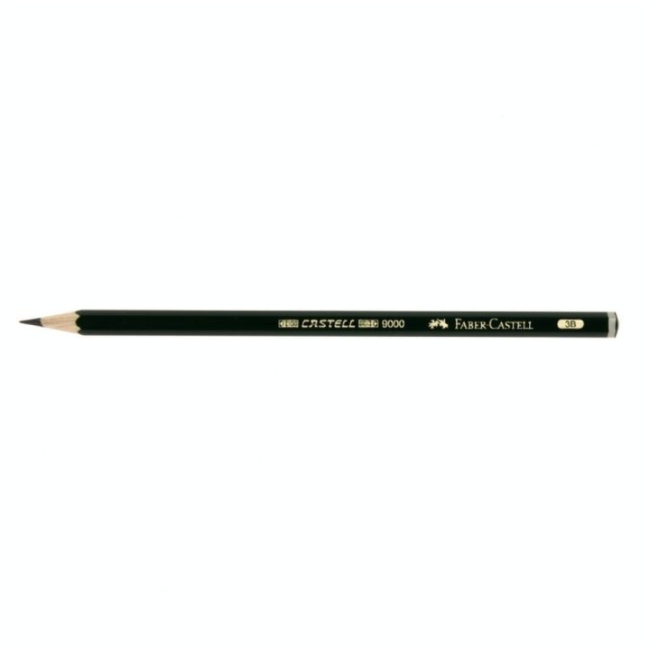 Crayon graphite Castell 9000 3B - Faber-Castell - Rougier et Plé