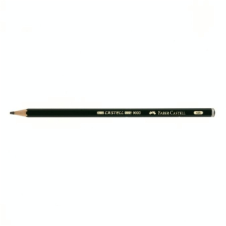 Crayon graphite Castell 9000 6B - Faber-Castell - Rougier et Plé