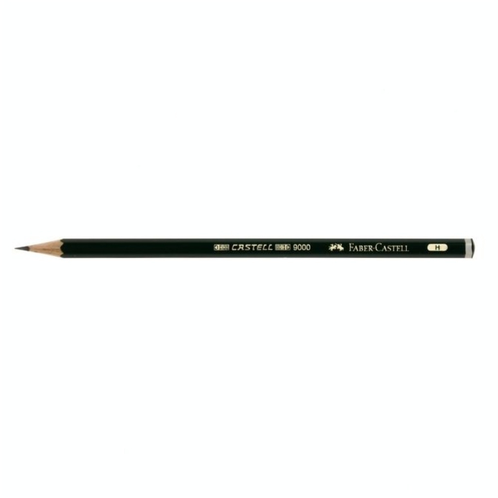 Crayon graphite Castell 9000 H - Faber-Castell - Rougier et Plé