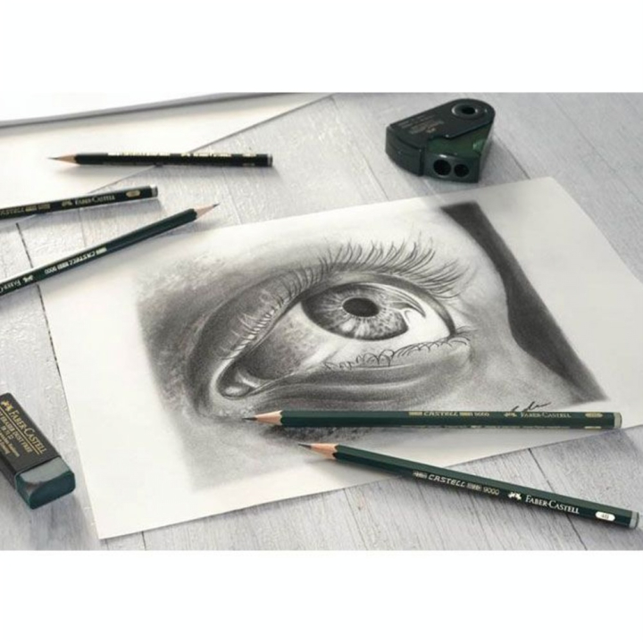 Crayon graphite Castell 9000 3H - Faber-Castell - Rougier et Plé