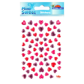 Stickers minisweet petits cœur - Global Gift - Rougier et Plé