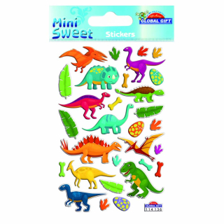 Stickers minisweet disosaures - Global Gift - Rougier et Plé