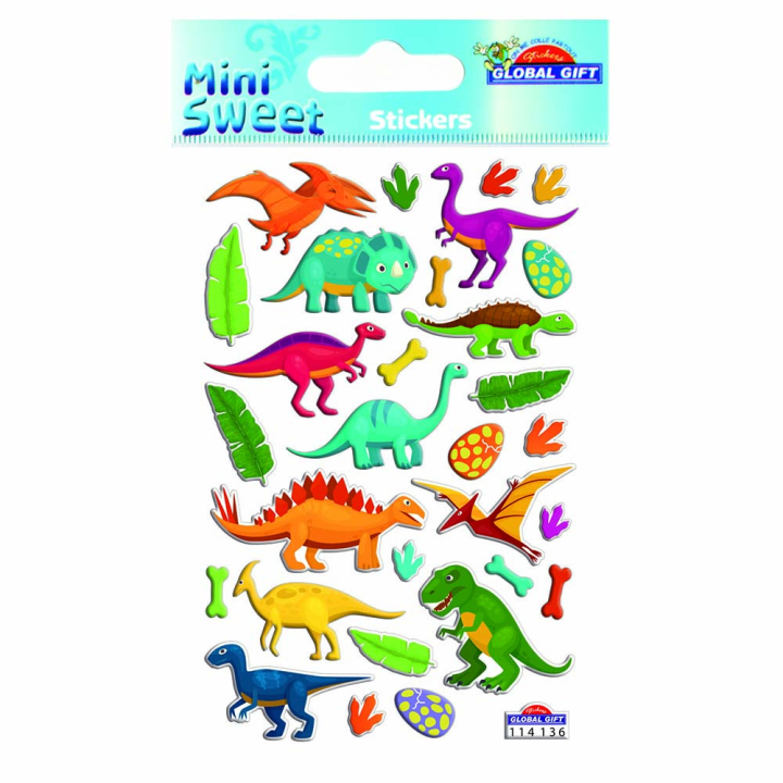 Stickers minisweet disosaures - Global Gift - Rougier et Plé