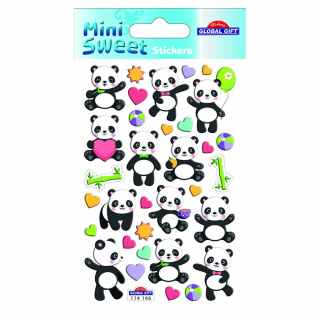 Stickers Minisweet panda - Global Gift - Rougier et Plé