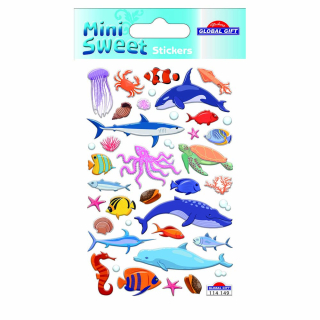 Stickers Minisweet animaux marins - Global Gift - Rougier et Plé